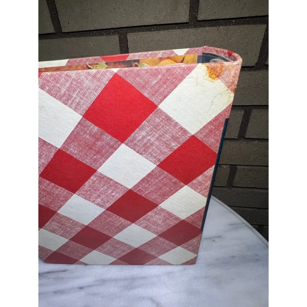 Better Homes and Gardens New‎ Cook Book Vintage Gingham Plaid 5-Ring Binder